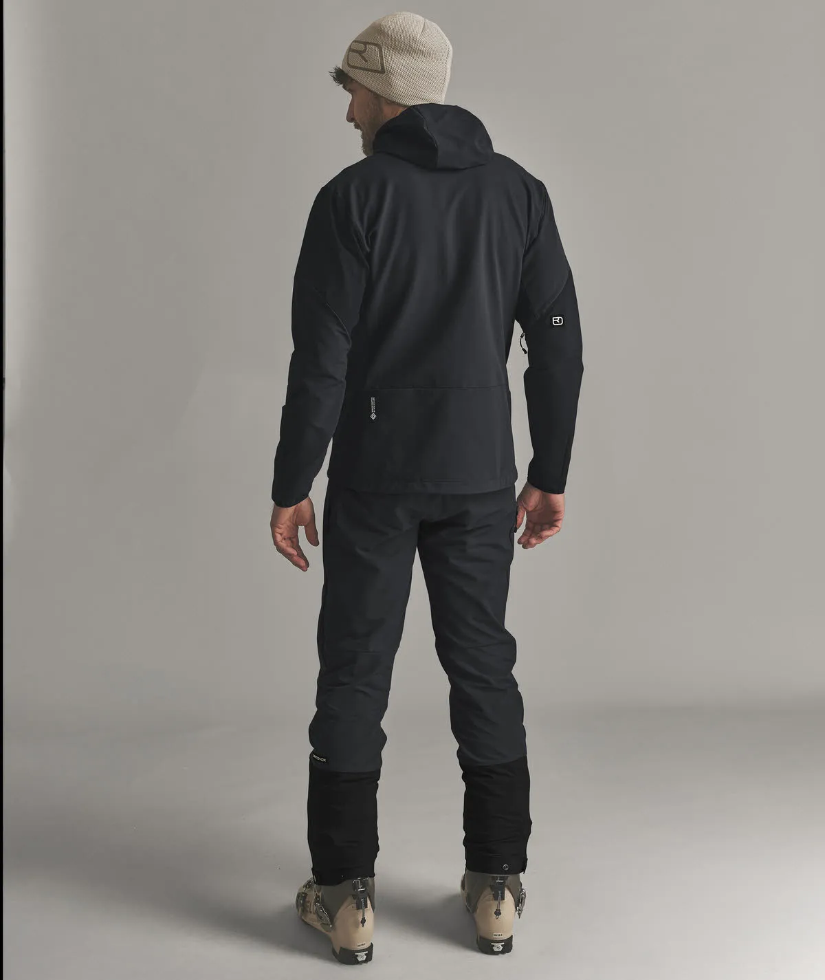 Ortovox Ortler Softshell Trekkinghose gefüttert Herren schwarz