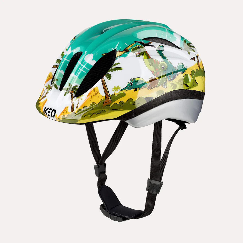 KED MEGGY II TREND Kinder Fahrradhelm dino glossy