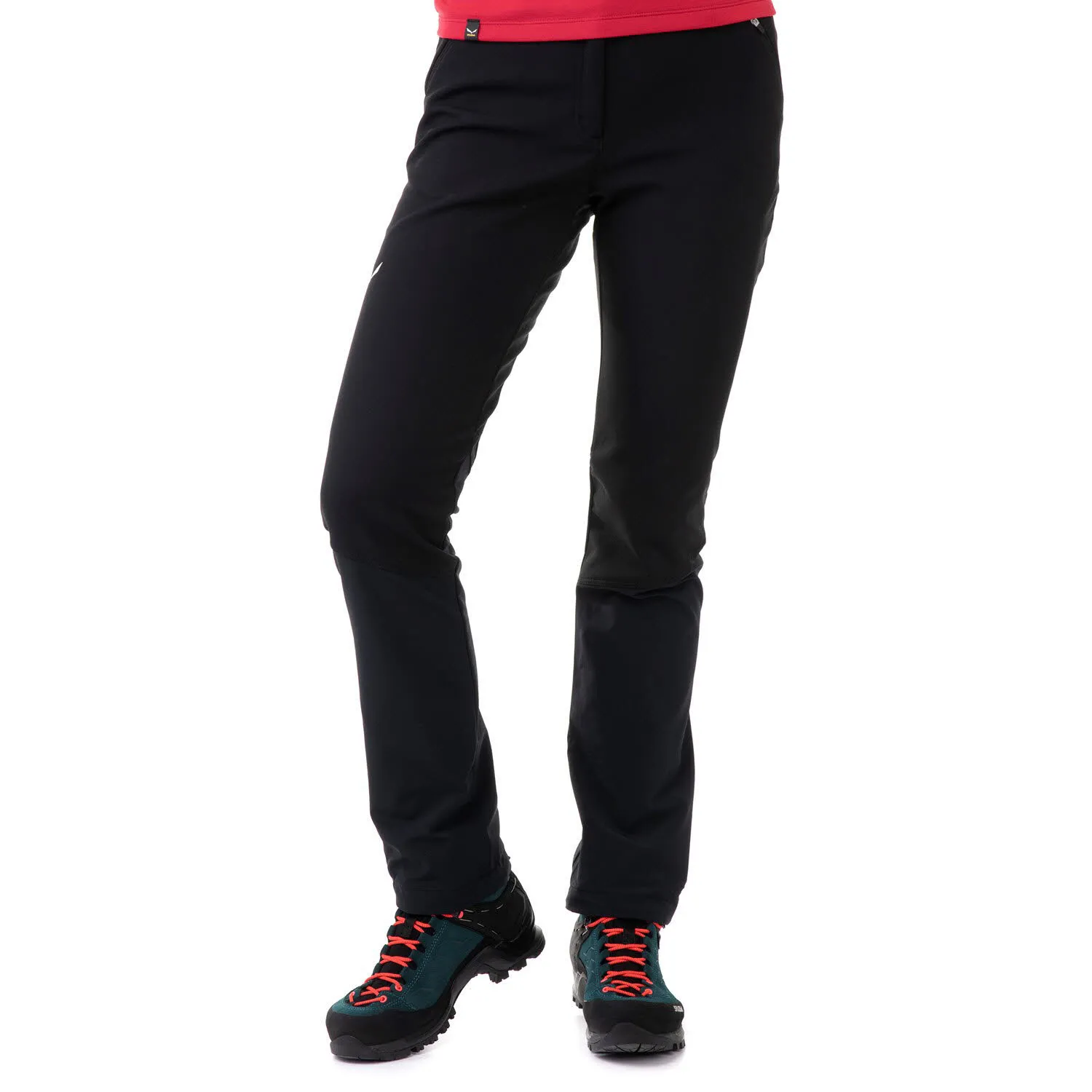 Salewa Dolomia Trekkinghose gefüttert Wanderhose lange Hose Damen schwarz