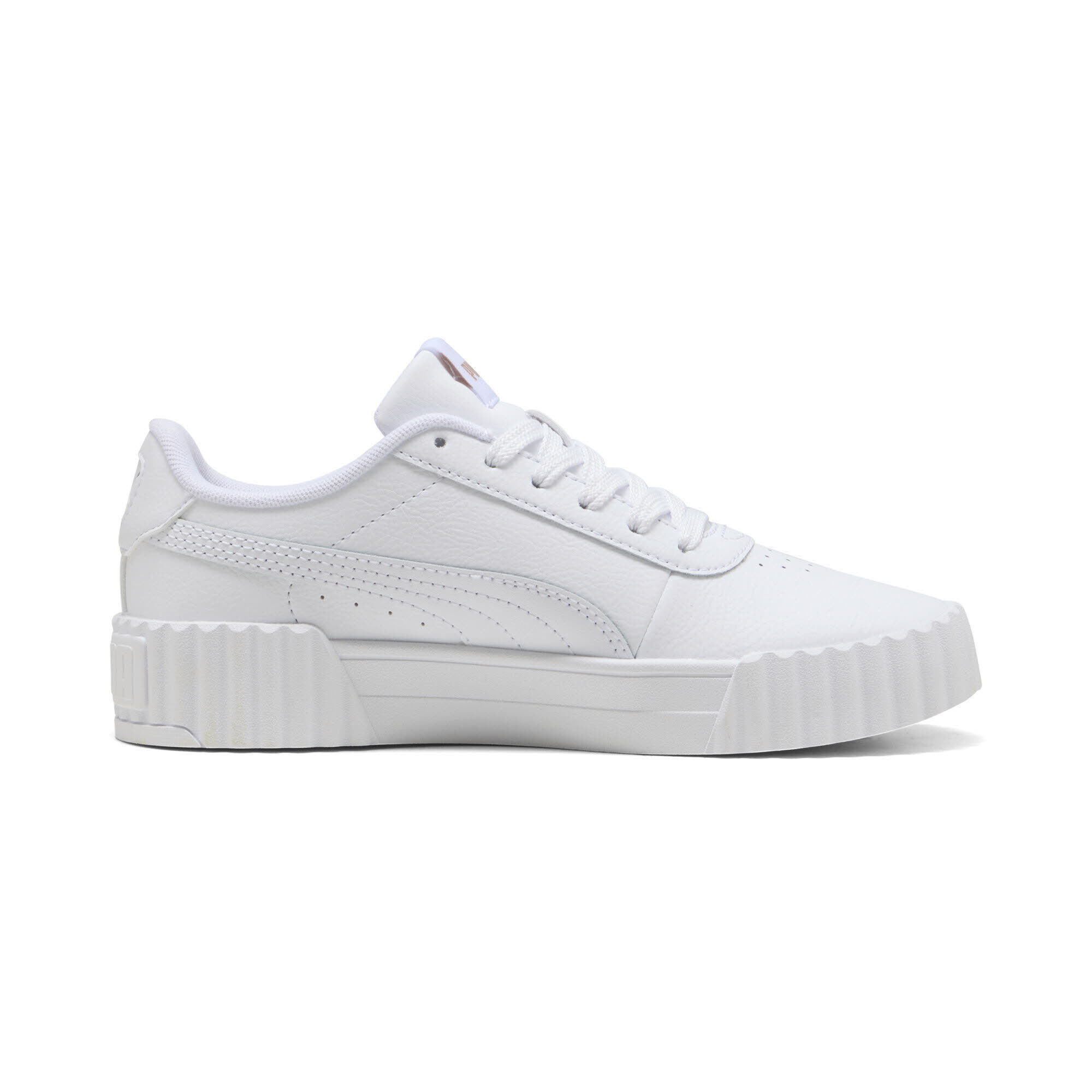 Puma CARINA 3.0 JR Mädchen Sneaker Freizeitschuhe puma white/puma gold