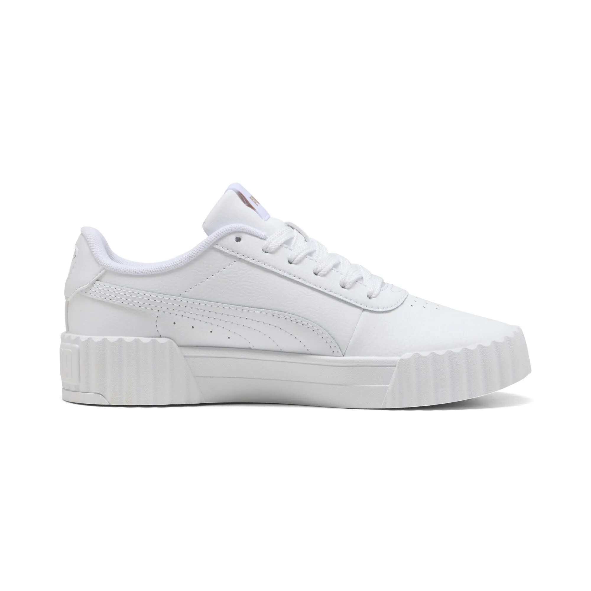 Puma CARINA 3.0 JR Mädchen Sneaker Freizeitschuhe puma white/puma gold