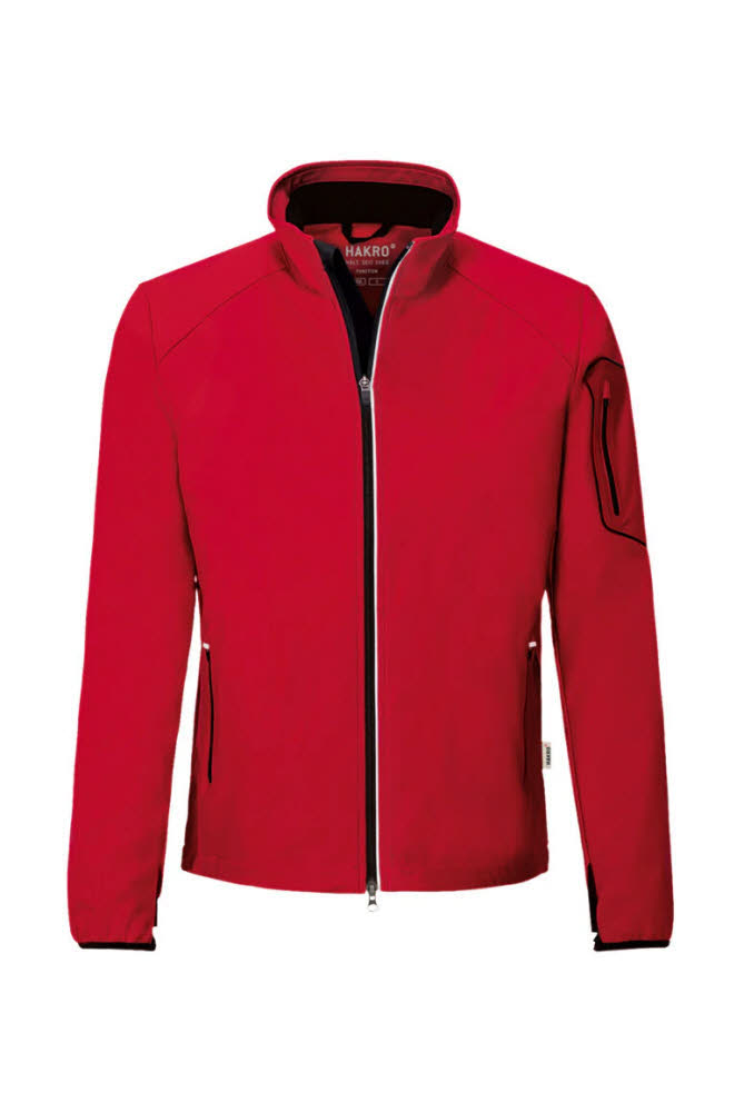HAKRO Brantford Herren/Unisex Light-Softshelljacke rot