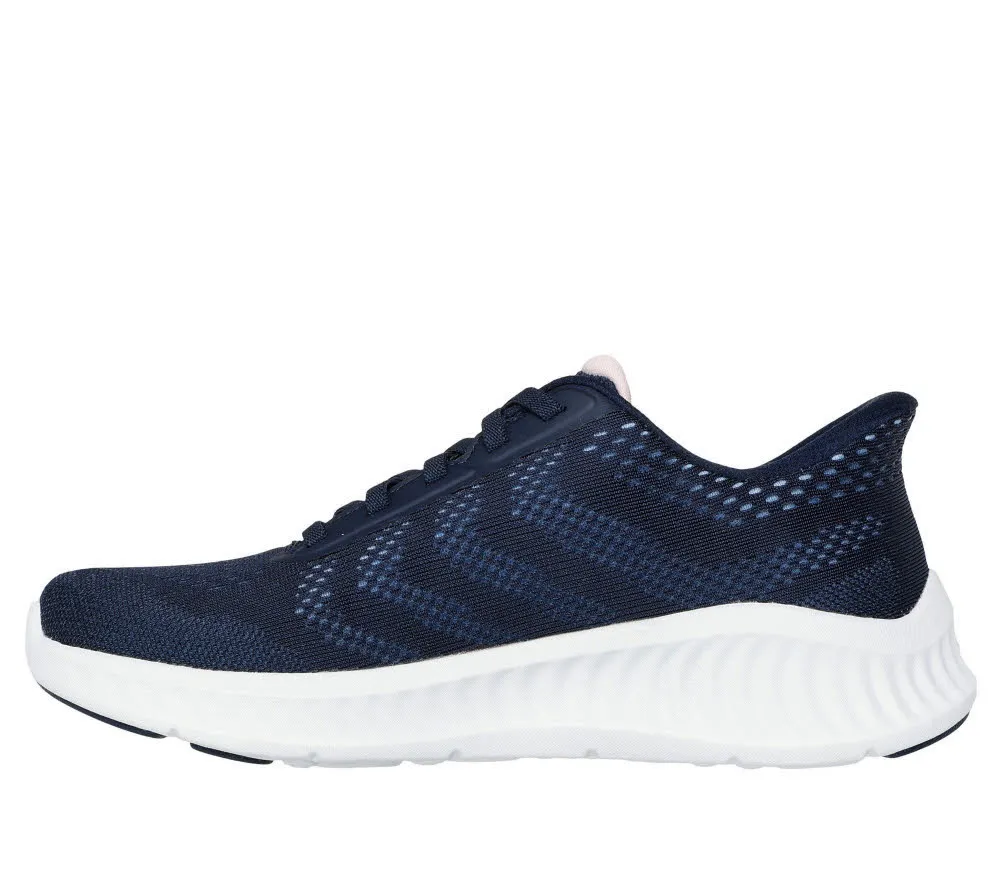 Skechers GO WALK NOW - KHLOE Damen Slip-ins Slipper Sneaker blau