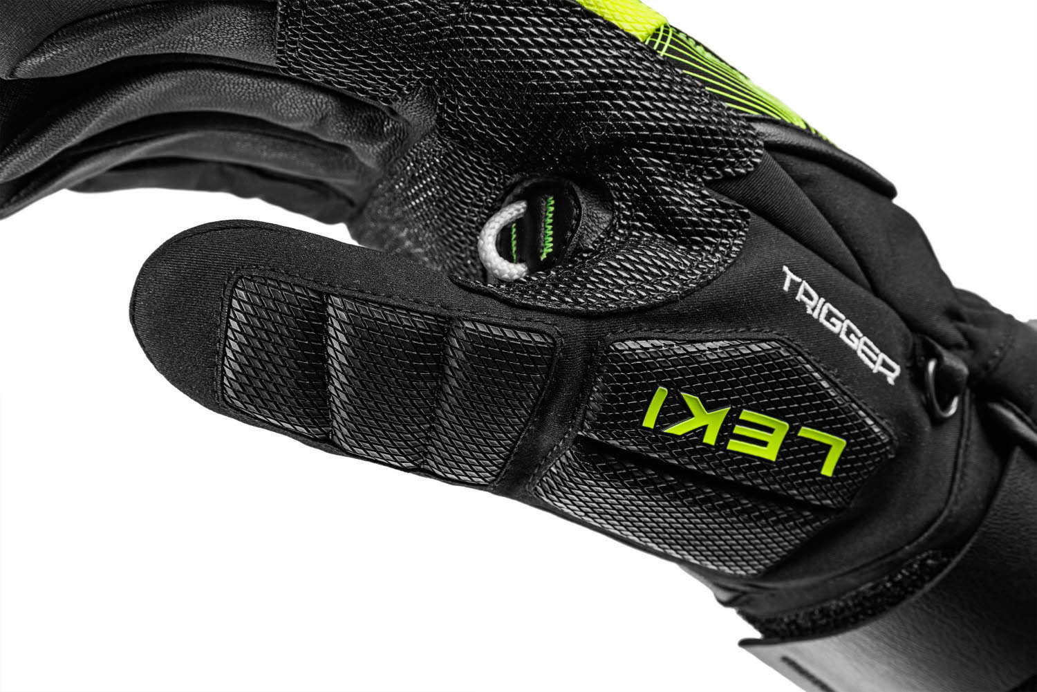 Leki WCR Core TR Unisex Skihandschuhe Fingerlinge schwarz/gelb