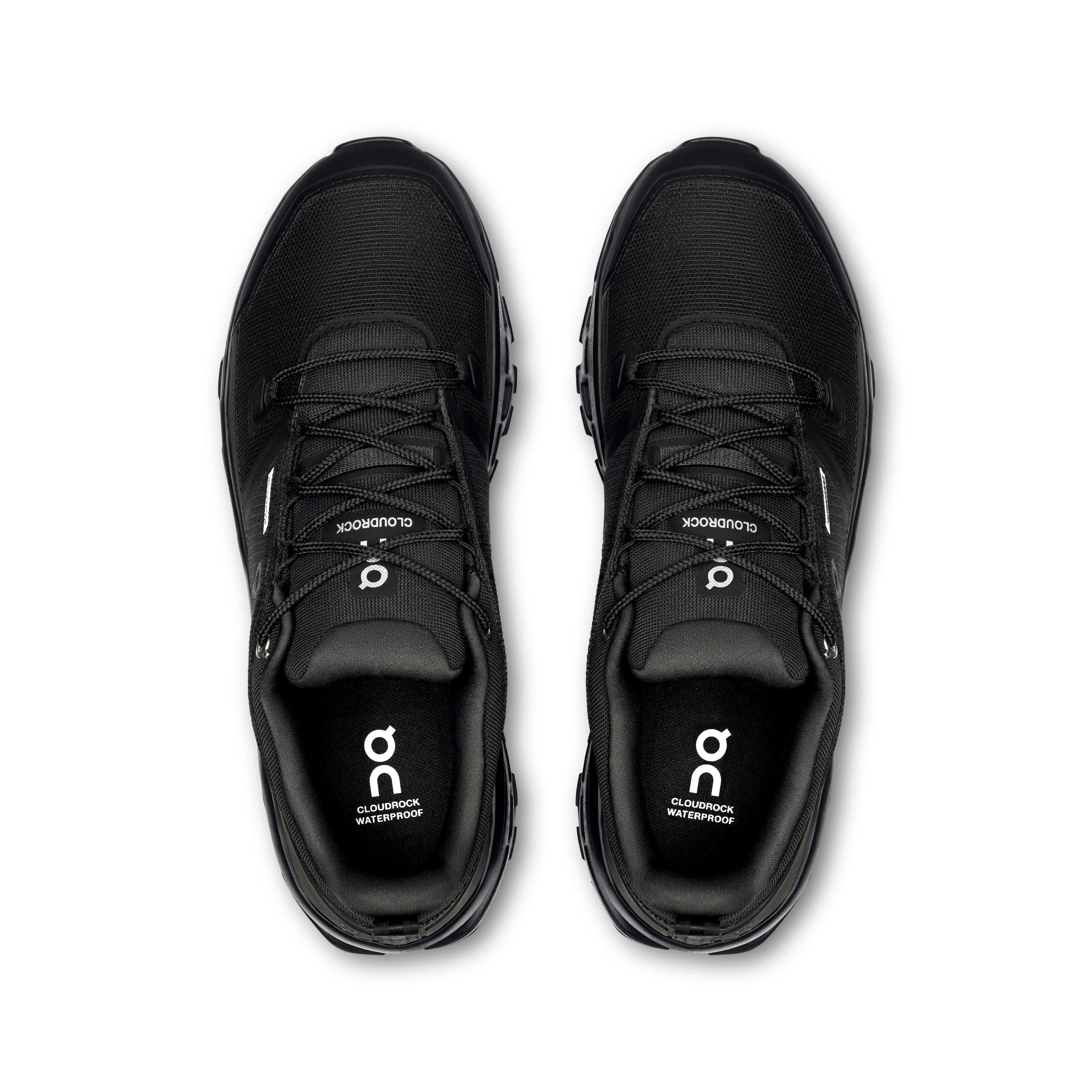ON Cloudrock Low WP Trekkingschuhe Wanderschuhe Herren schwarz