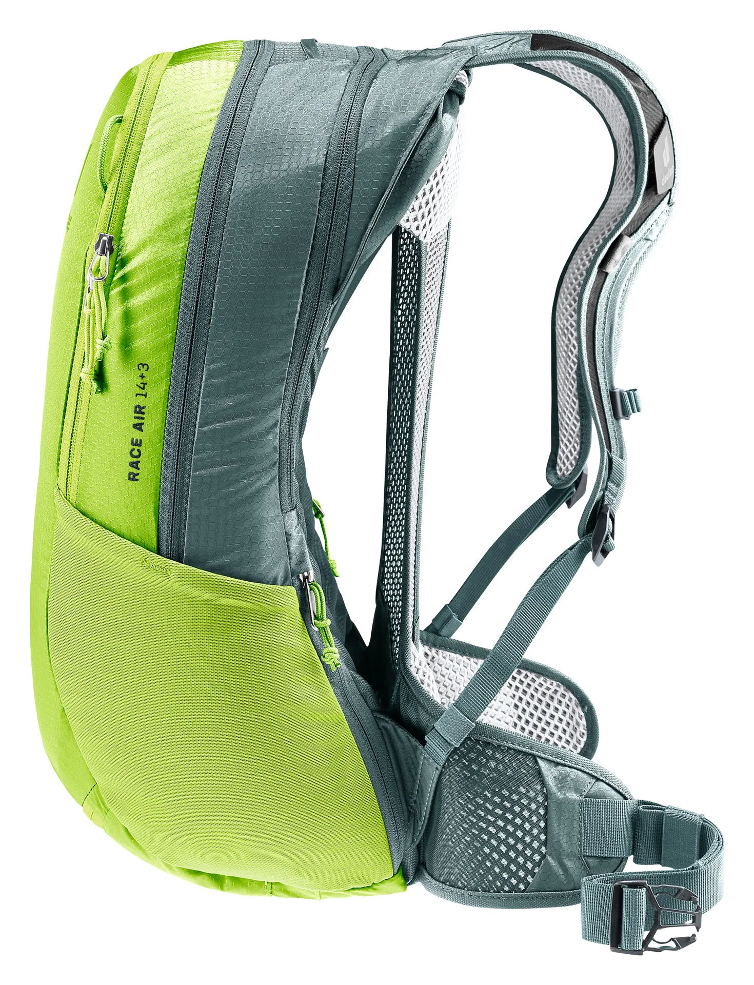 Deuter Race Air 14+3 Fahrradrucksack Wanderrucksack neongrün NEU