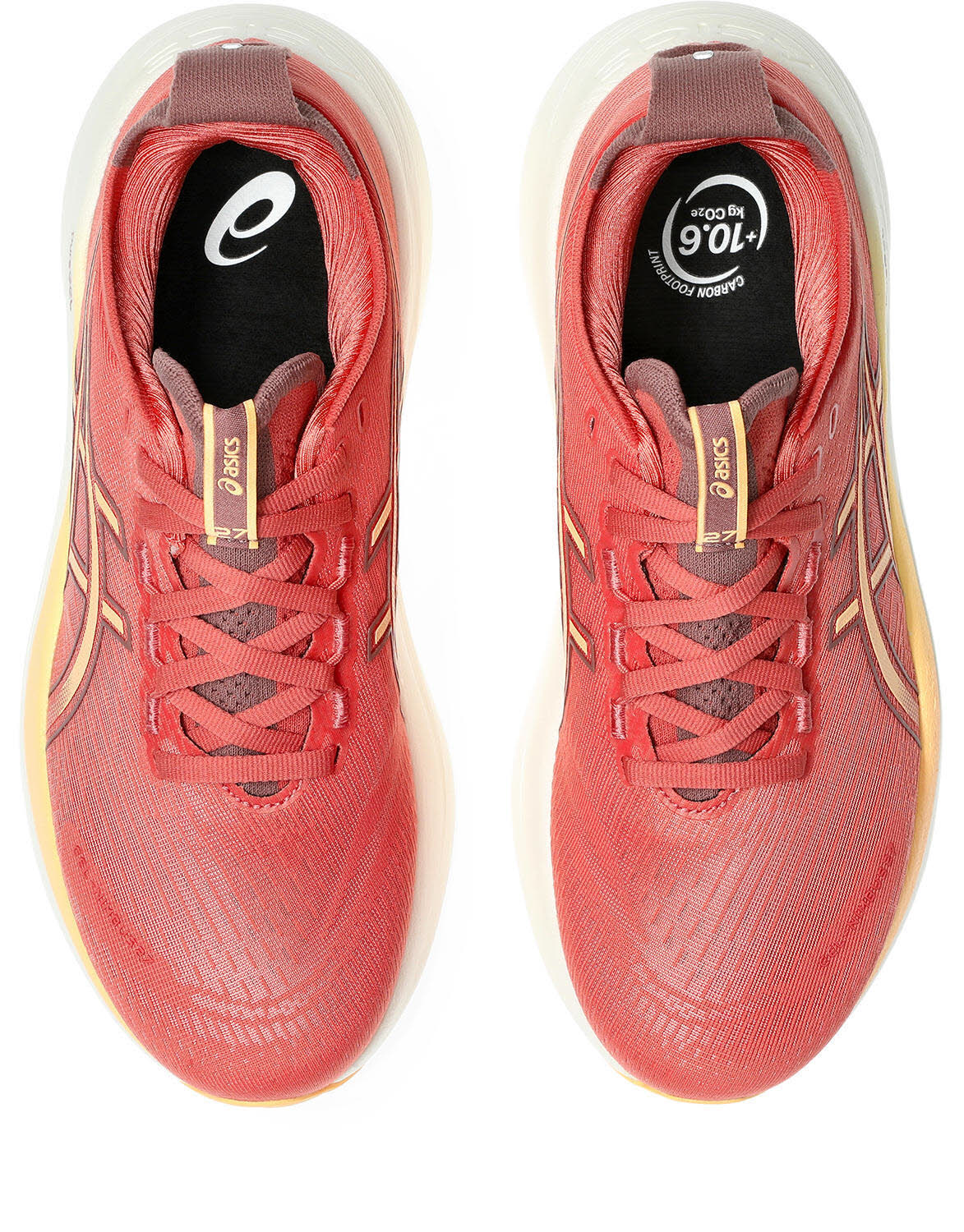 Asics GEL-NIMBUS 27 Damen Laufschuhe Joggingschuhe dark pink clay/orange