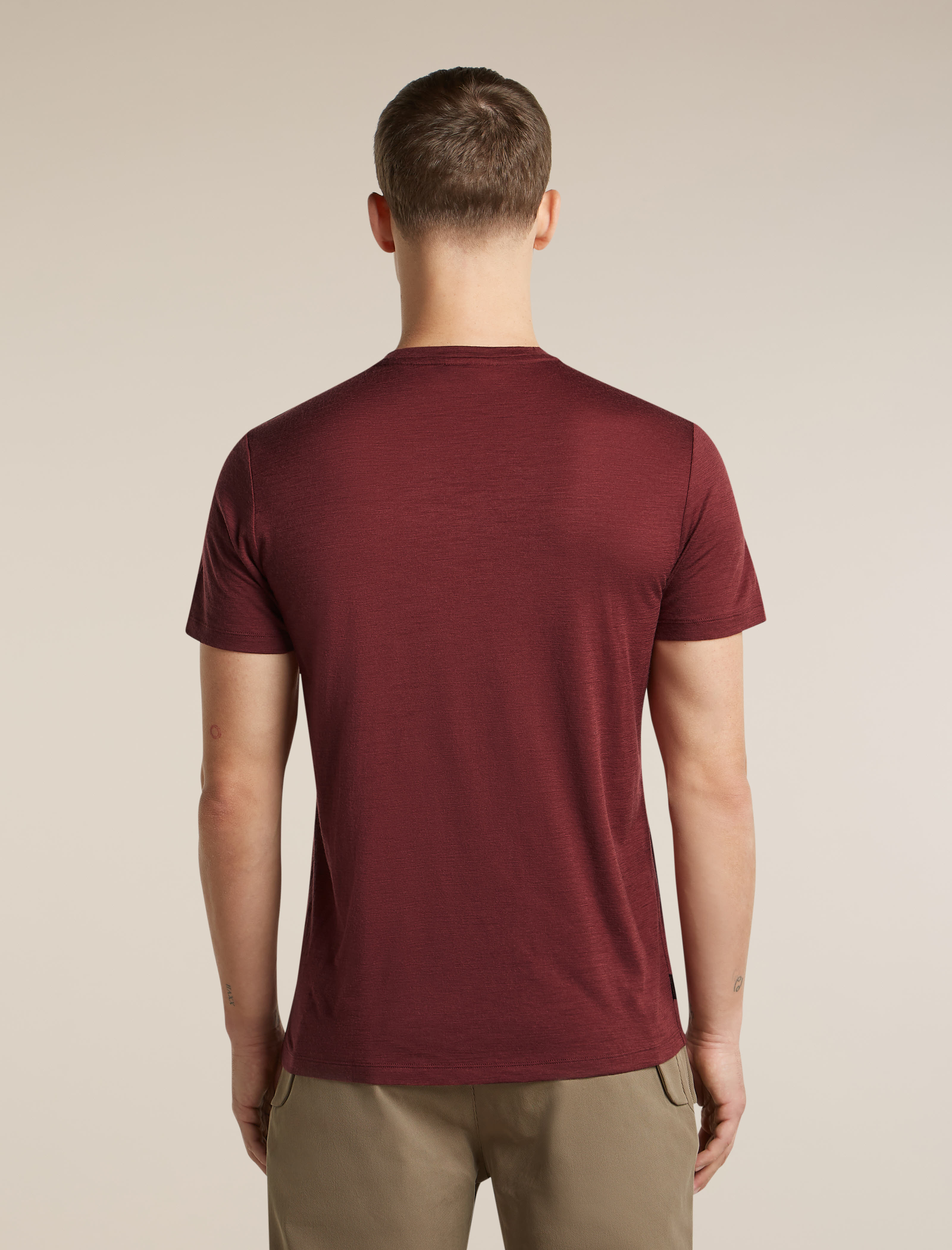 Icebreaker M 150 Tech Lite SS Tee Getaway Herren T-Shirt rot