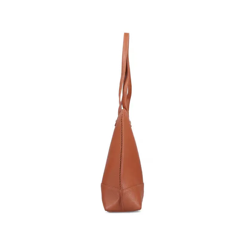 Rieker Umhängetasche Shopper Damen hellbraun