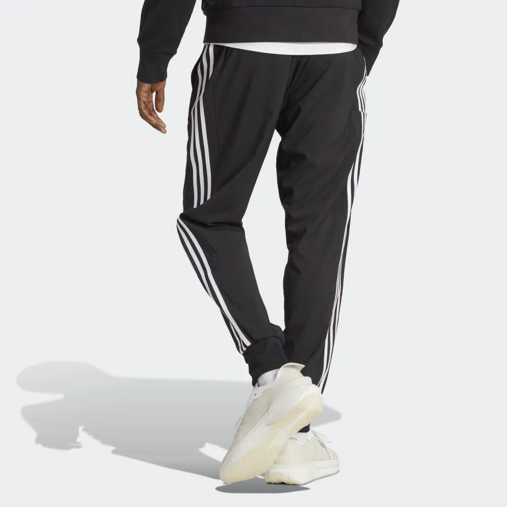 adidas AEROREADY Essentials Tapered Cuff Woven 3-Streifen Herren Jogginghose Sporthose schwarz