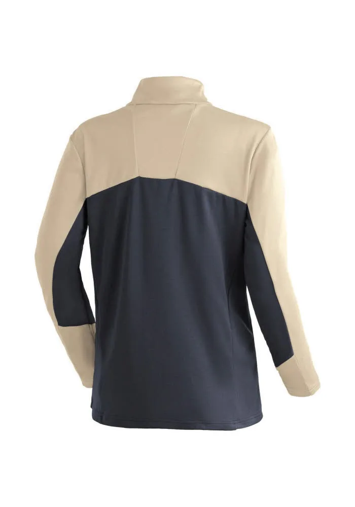 Maier Sports EVII Damen Skirolli Midlayer black/muslin