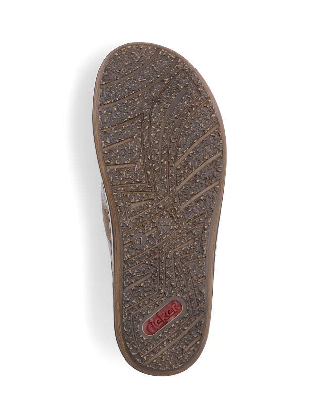 Rieker Herren Flip Flops Zehentrenner braun