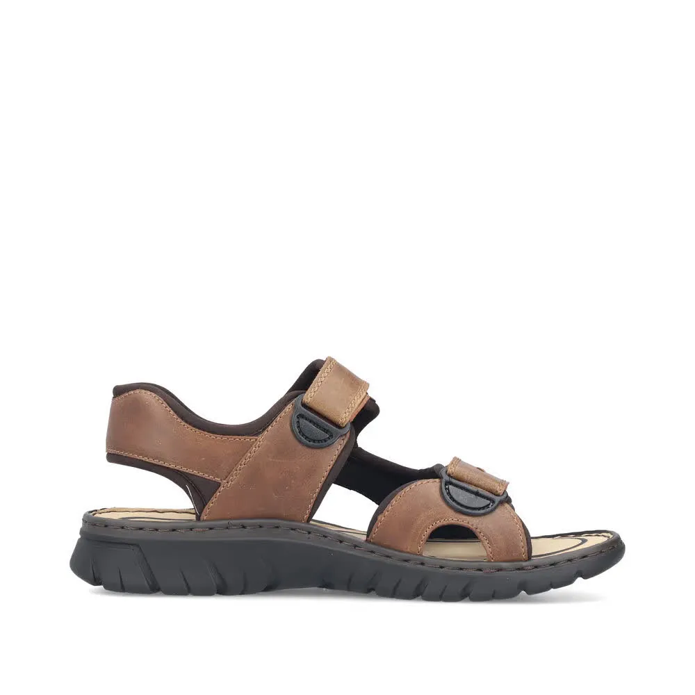 Rieker FSK Herren Sandalen Trekkingsandalen braun