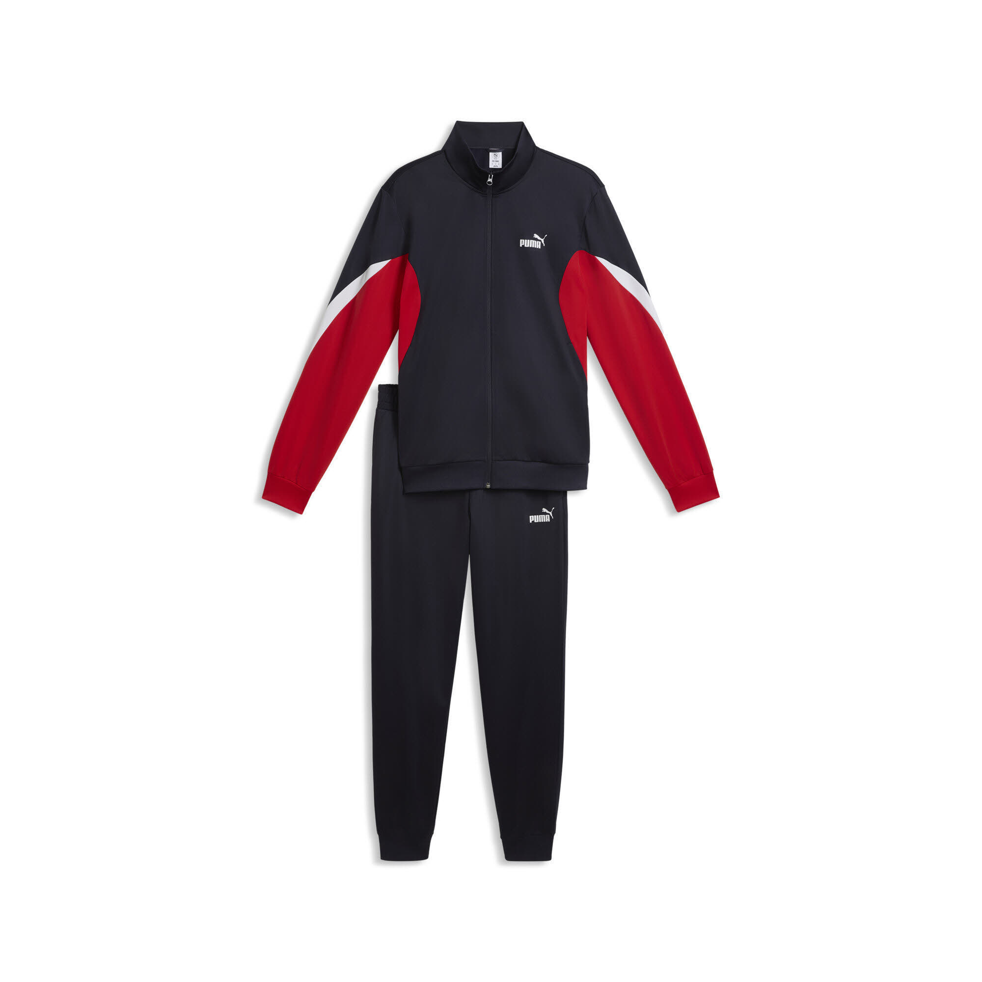 Puma Essentials Block Herren Trainingsanzug Joggingsanzug blau