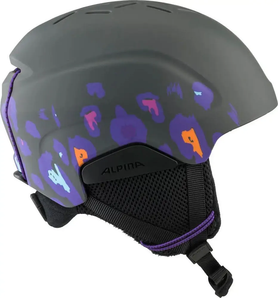 Alpina PIZI Kinder Skihelm Snowboardhelm midnight-grey leo matt