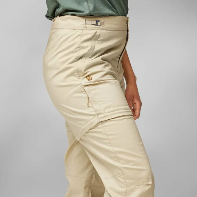 Fjällräven Abisko Hike Damen Zip-off-Hose Wanderhose beige