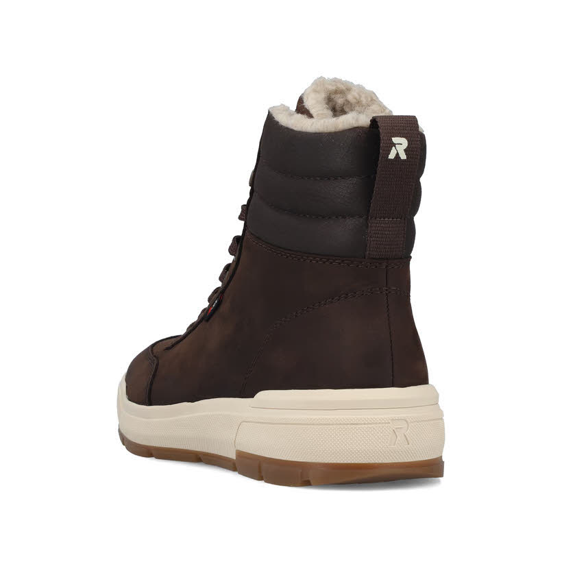 Rieker Herren Schnürstiefel Kurzstiefel braun