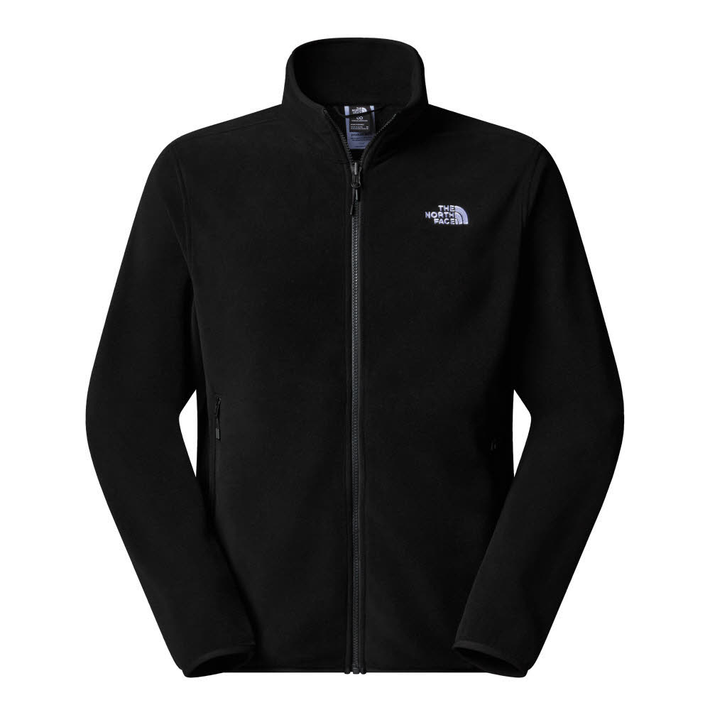 The North Face GLACIER FLEECE JACKET Herren Fleecejacke Longsleeve schwarz