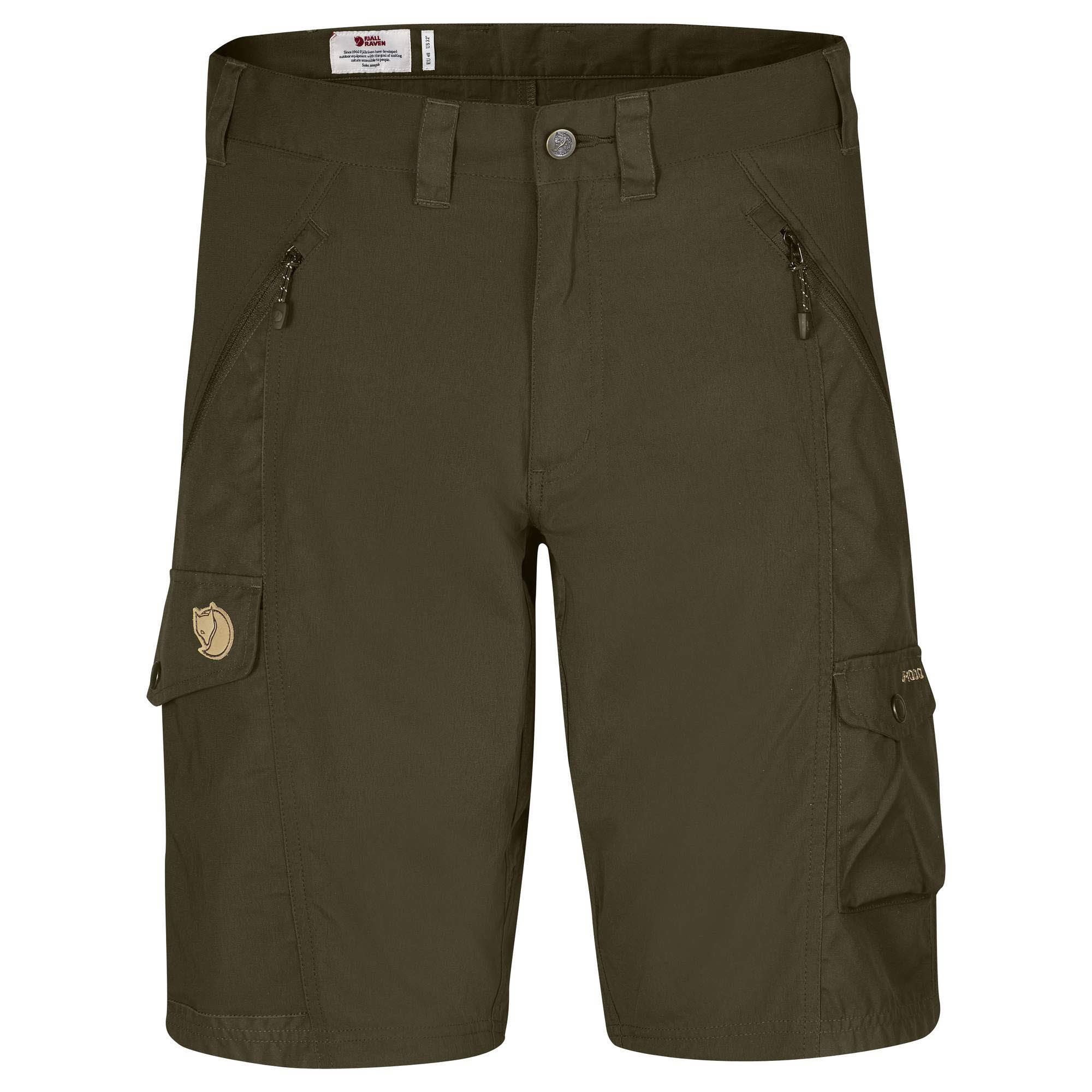 Fjällräven Abisko Shorts Herren Trekking-Shorts Outdoor Wandern dark olive NEU