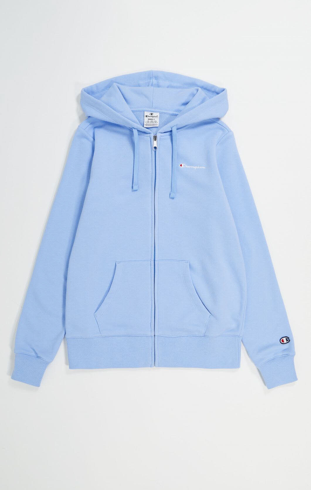 Champion Icons Hooded Full Zip Jacket Kapuzenjacke Sweatjacke Damen hellblau