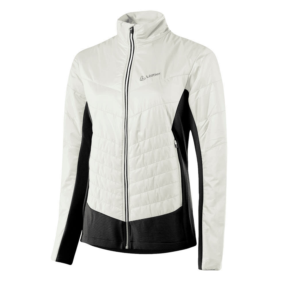 Löffler HYBRIDJACKET PL60 Damen Langlaufjacke Daunenjacke cremewhite