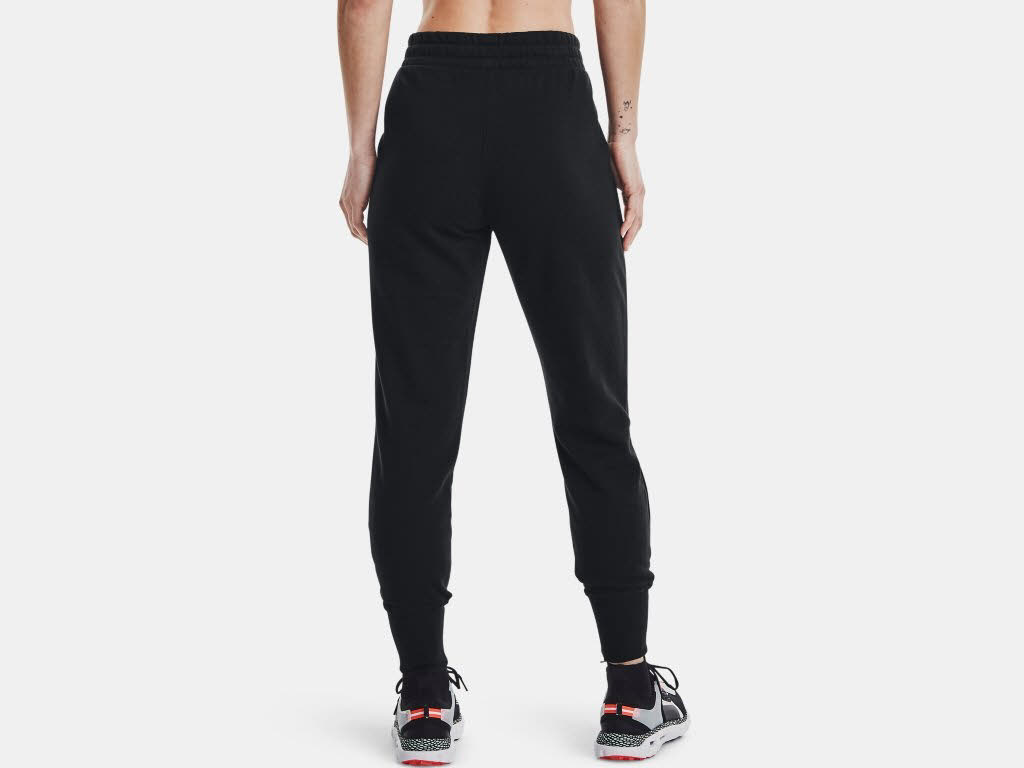 Under Armour Rival Fleece Joggers Damen Jogginghose Trainingshose schwarz NEU