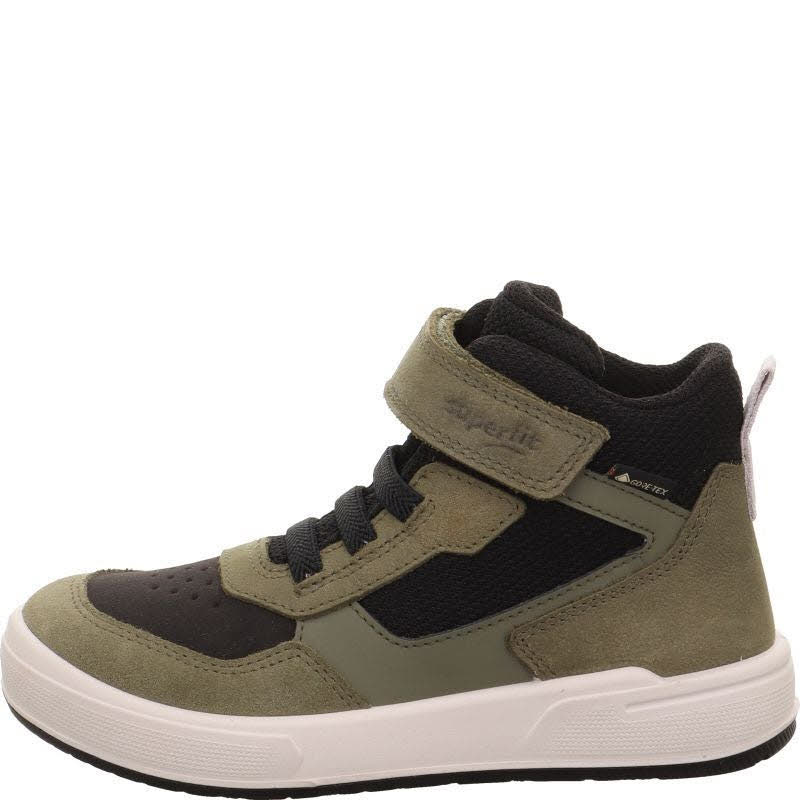 Superfit MAVERICK Kinder Sneaker High Freizeitschuhe grün/schwarz