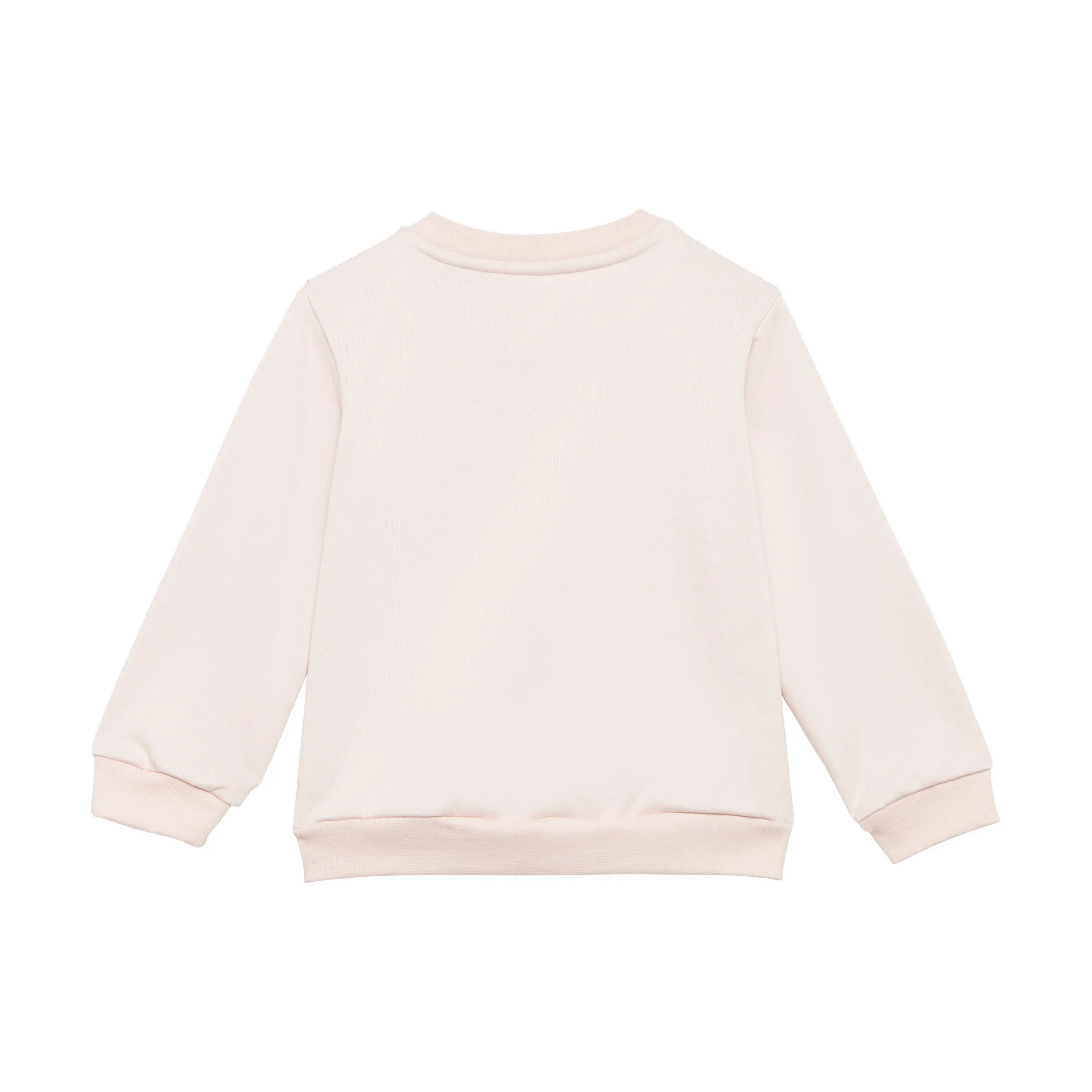 adidas Badge of Sport French Terry Jogginganzug Pullover Jogginghose Kinder rosa