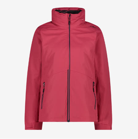 CMP Damen Kombijacke Fleecejacke Regenjacke rot rosa