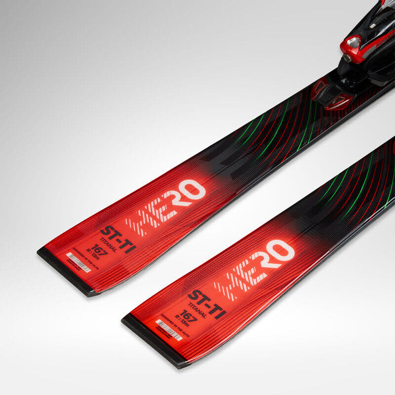 Rossignol HERO ST TI Kon. + NX12 GW Slalomcarver Ski Fortgeschrittene 26/27 schwarz/rot