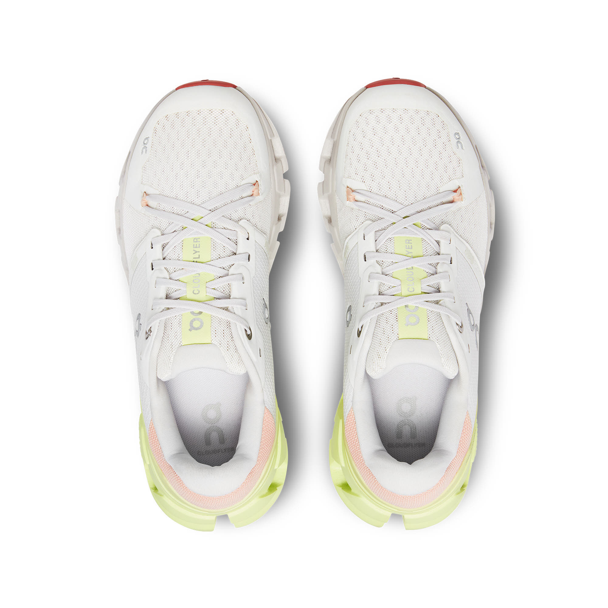 ON Cloudflyer 4 Damen Joggingschuhe Laufschuhe weiß