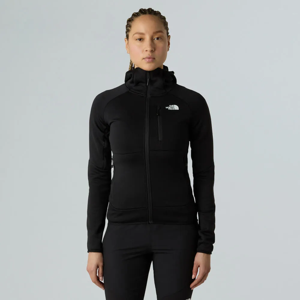 The North Face Meteora Fleece Damen Fleecejacke mit Kapuze schwarz