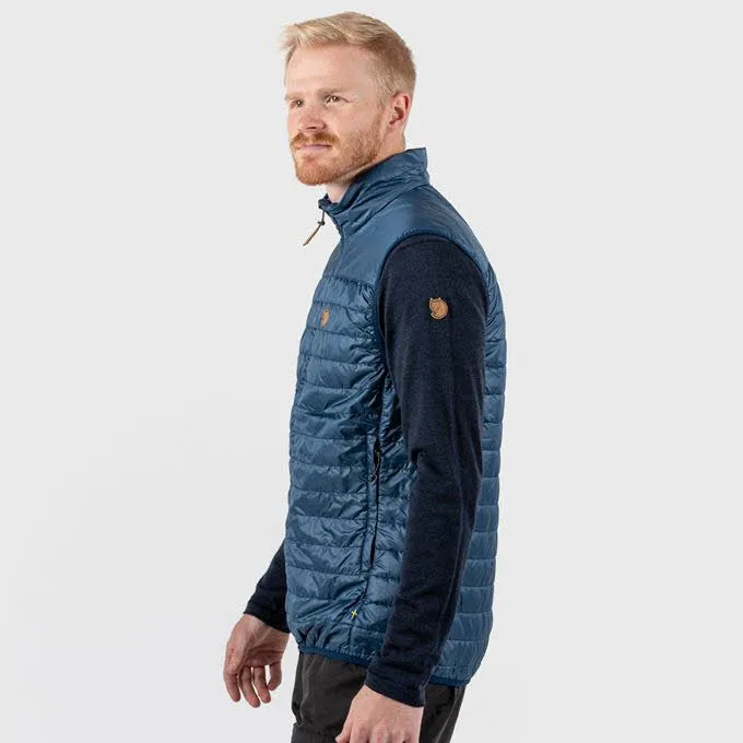 Fjällräven Padded Herren Outdoor Wander Jacke Schwarz NEU