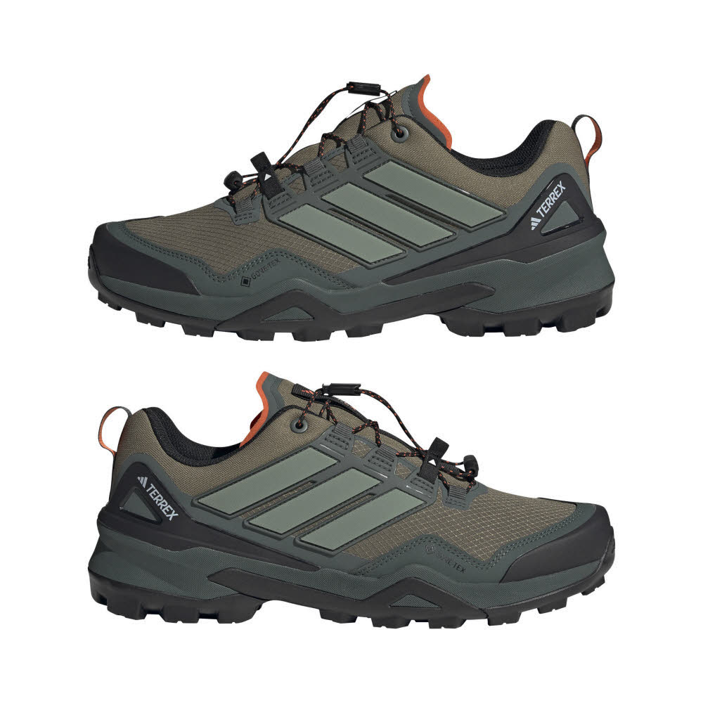 adidas TERREX SKYCHASER GTX Herren Wanderschuhe Trekkingschuhe Low oliv/schwarz