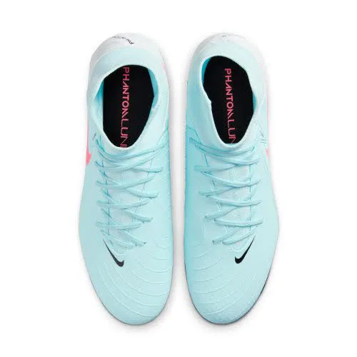 Nike Phantom Luna 2 Academy MG High- Cleats Fußballschuhe Sockenschuh Herren türkis blau