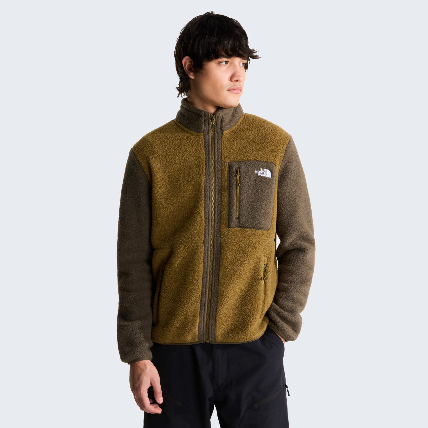 The North Face Yumiori Herren Fleecejacke Midlayer grün