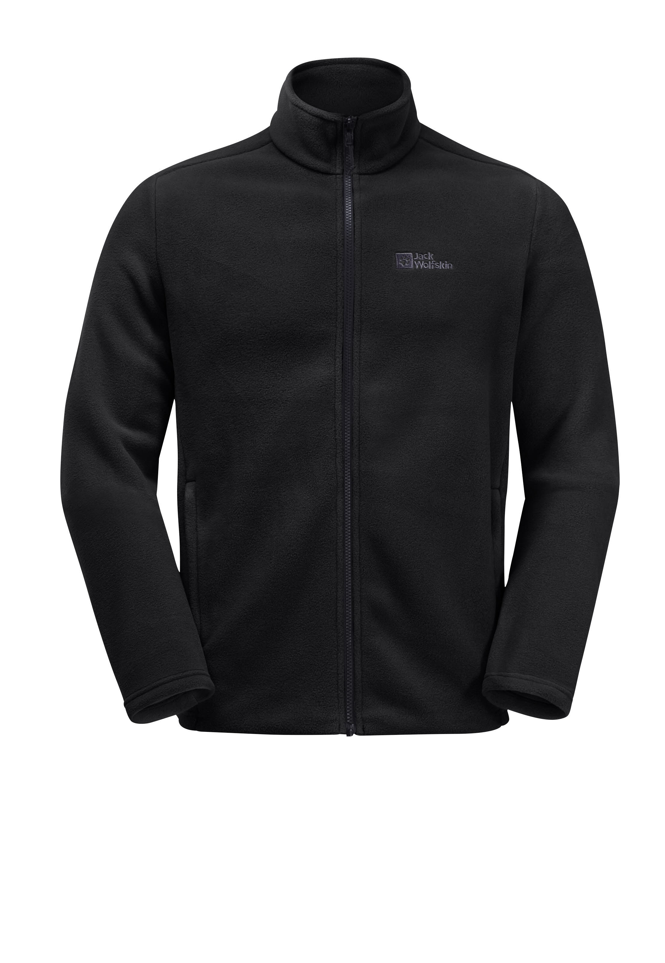 Jack Wolfskin Winterstein Fz M Fleecejacke Herren schwarz
