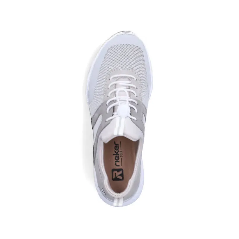 Rieker Damen Sneaker Low grau
