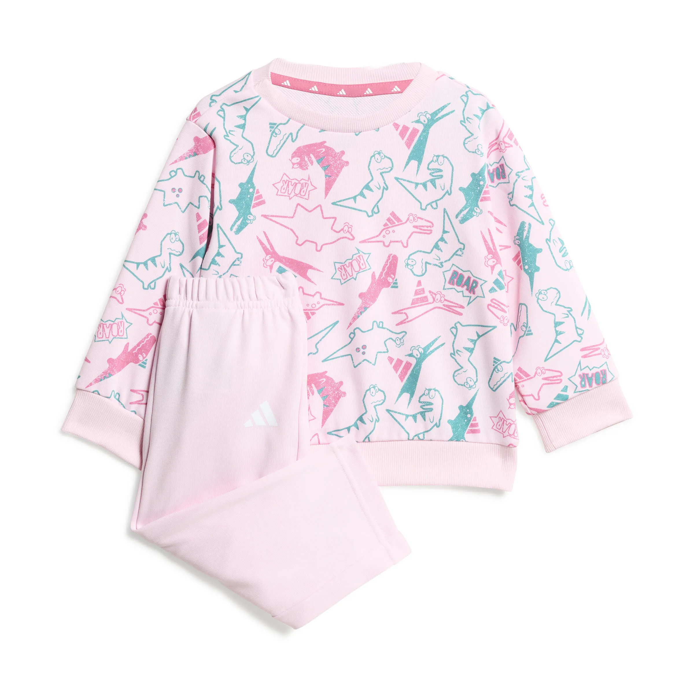adidas Seasonal Essentials Adiraptor French Terry Mädchen Jogger-Set pink