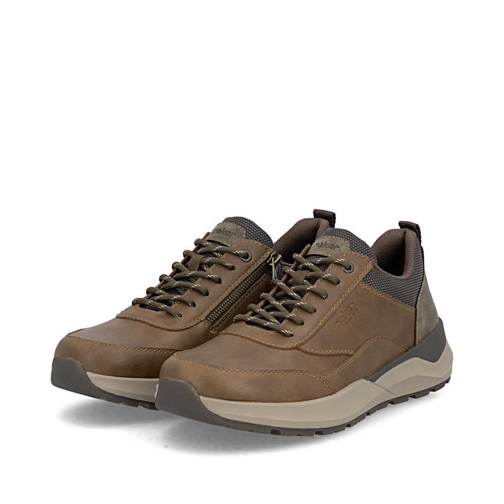 Rieker HWK Herren Halbschuhe Sneaker Low braun