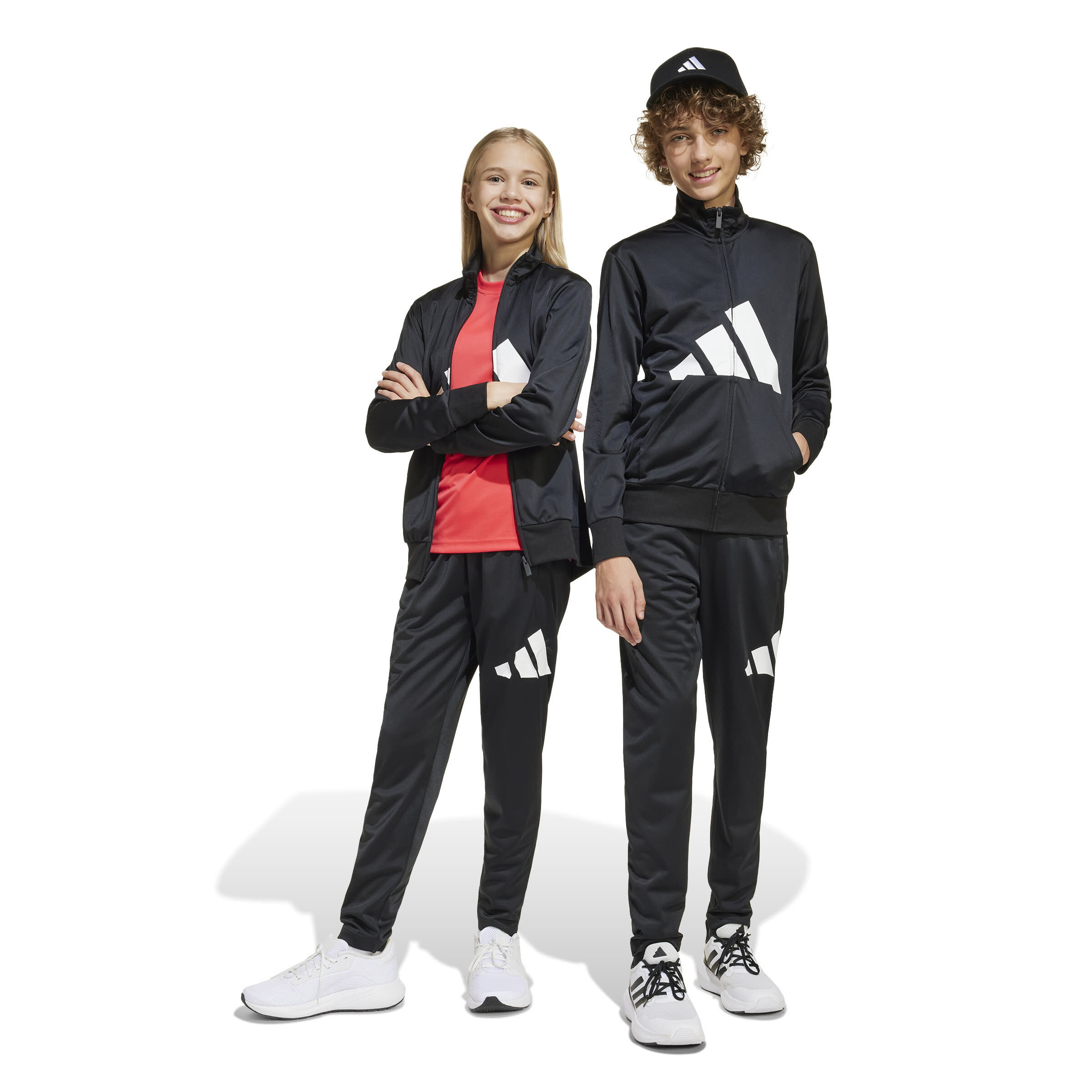 adidas Essentials Climacool Kids Trainingsanzug Kinder schwarz