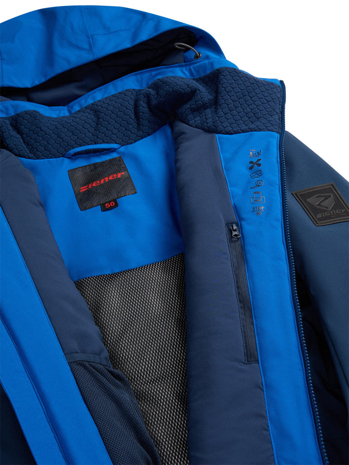 Ziener TIDAL-Z Jacket Man Herren Skijacke Schneejacke blau