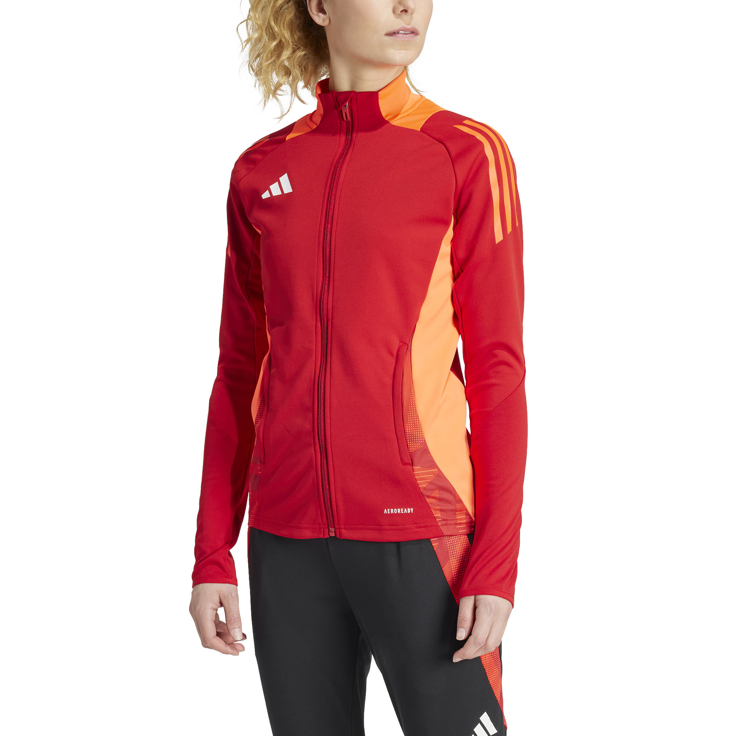 adidas TIRO24 C TRJKTW Damen Trainingsjacke rot