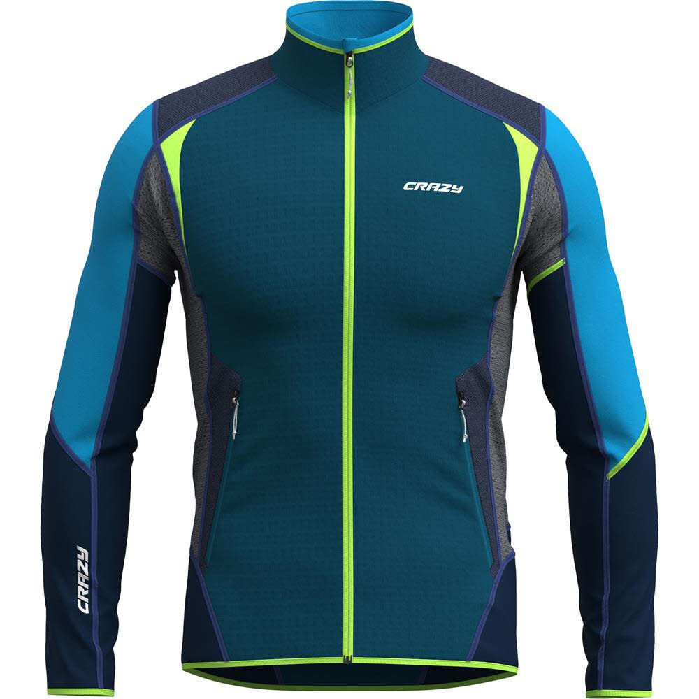 Crazy Idea PULL VIPER Fleecejacke Midlayer Herren dunkelbau