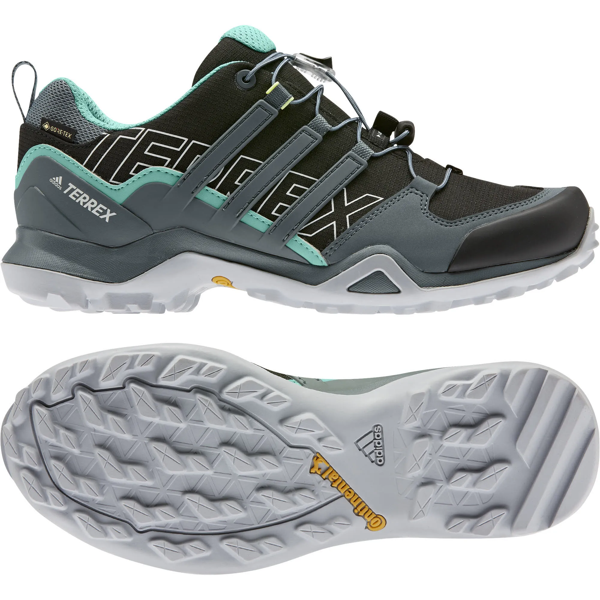 adidas Terrex Swift R2 GTX Damen Wanderschuhe Trekkingschuhe Outdoor black NEU