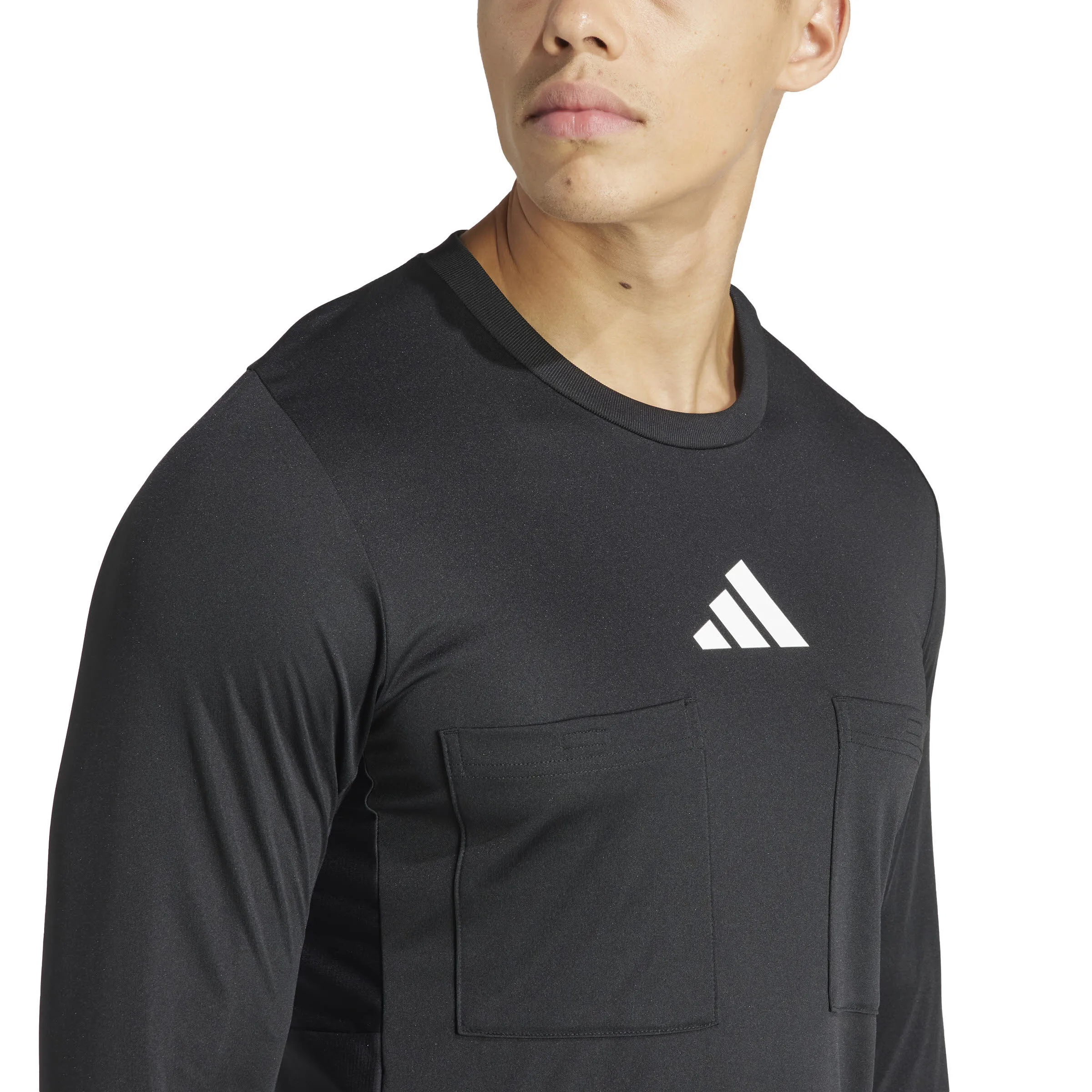 adidas REF 24 Jersey Schiedsrichter-Trikot Langarmshirt Herren schwarz