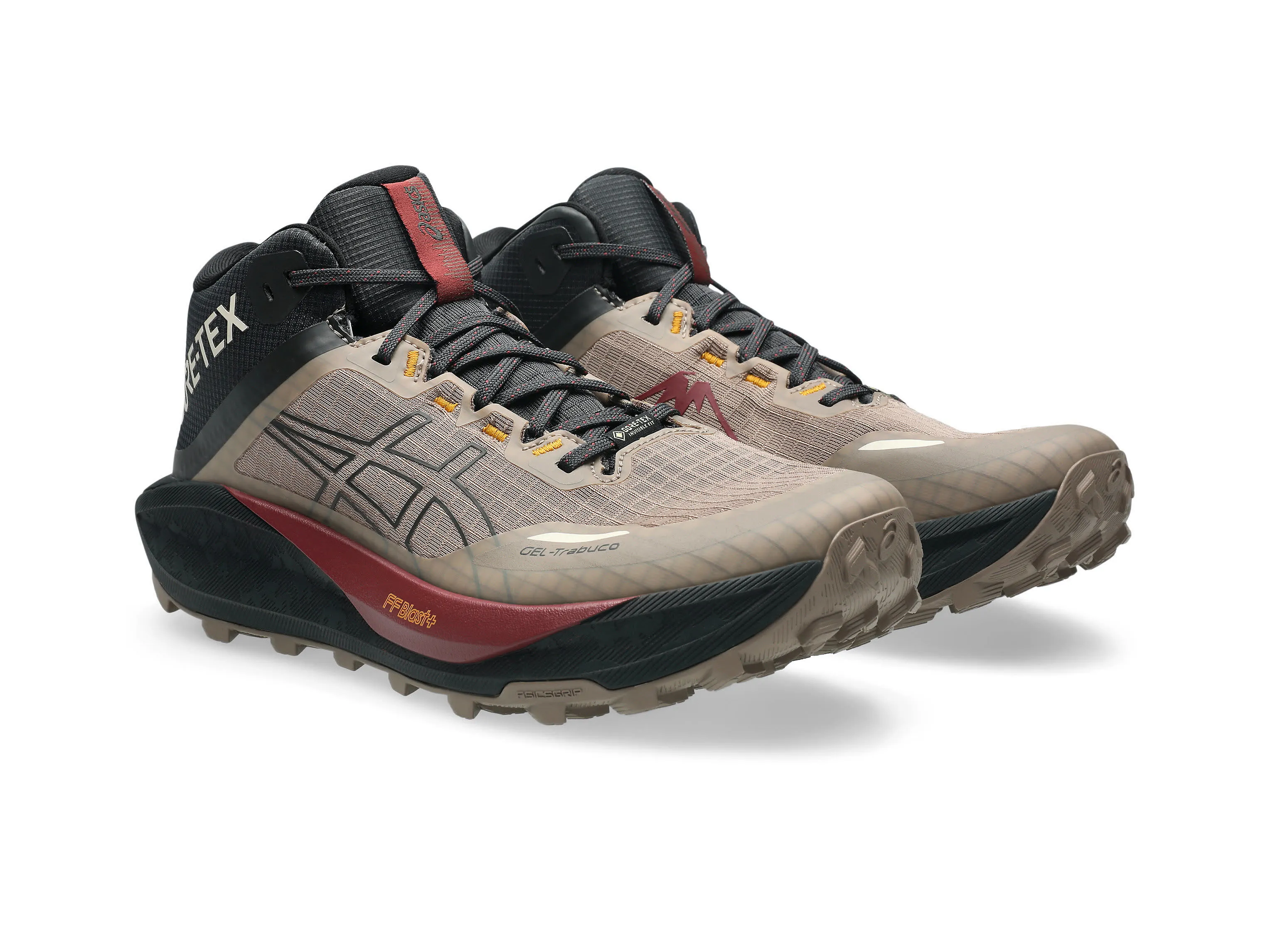 Asics GEL-Trabuco MT GTX Herren Trailrunning Laufschuhe taupe grey/graphite