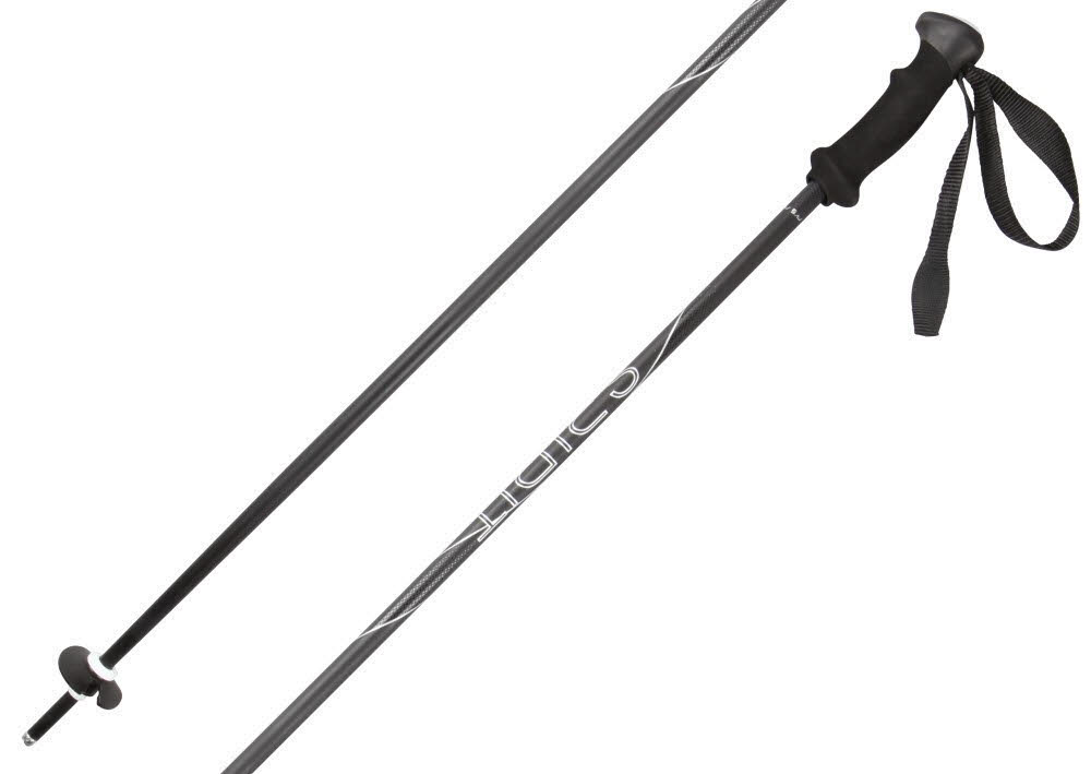 Stuf Spirit Lady Erwachsene Skistock Skistöcke 1 Paar Ski Poles black NEU