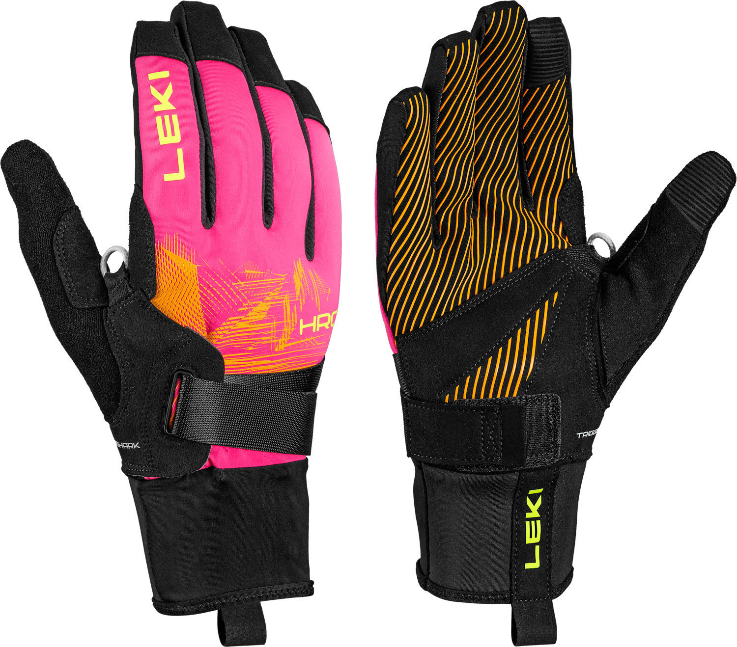 Leki HS HRC Race TR Unisex Langlaufhandschuhe pink/orange