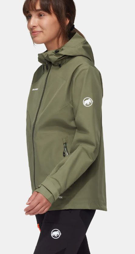 Mammut Convey Tour HS Damen Regenjacke Kapuzenjacke Wanderjacke grün